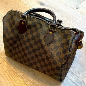 Louis Vuitton Speedy 30 in Damier Ebene